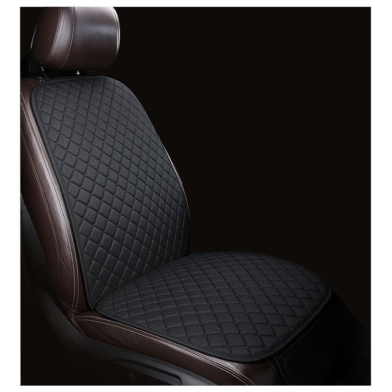 Fuzhkaqi Vlas Auto Stoelhoezen Voor Ford Focus 2 3 Fushion Ranger Mondeo Fiesta Edge Verkennen Kuga Fiesta Fusion Auto zetels: single black
