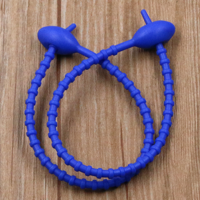 10 Teile/los 13 Farbe Silikon Wiederverwendbare Tasche Krawatten Twist Draht Befestigen Kabel Postleitzahl Krawatte Headset Daten Linie Universal- Magie: Orange