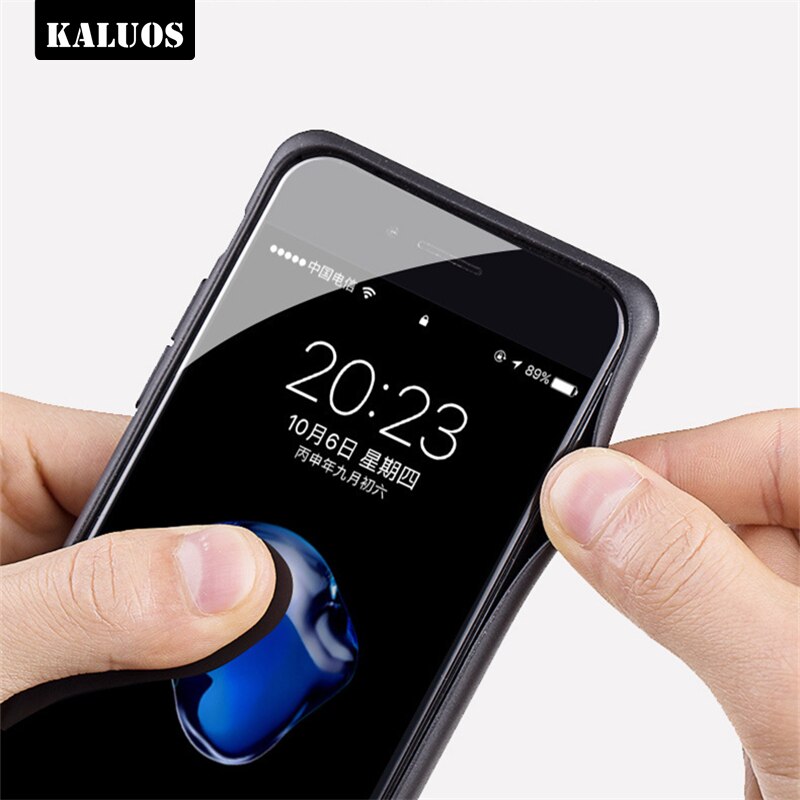 KALUOS Battery Charger Case For iPhone 6S Plus 6P 3700mAh Power Bank Cover for iPhone 7 Plus 8P Phone Battery Silicon Back Cases