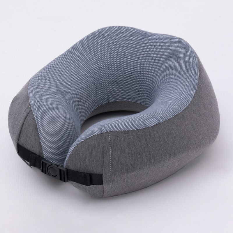 Reizen U-vorm Kussen Multipurpose Hals Brancard Rugleuning Kussen Ademend Traagschuim Gezondheidszorg Kussens: Gray
