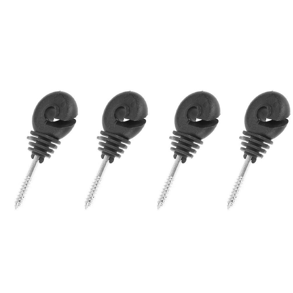 50Pcs Elektrische Hek Offset Ring Isolator Voor Hout Post Hekwerk Schroef In Berichten Draad Veilig Landbouw Tuin Accessoires