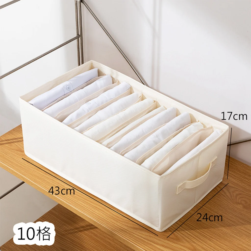 Washable oxford Fabric Folding CD Storage Box underwear Foldable Bins Toys Organizer With Lid Storage Basket Laundry Basket