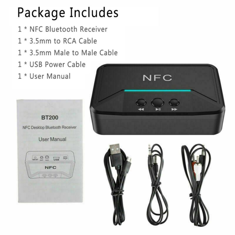 Bluetooth 5.0 Ricevitore Wireless Trasmettitore RCA Hifi Musica NFC 3.5 millimetri Martinetti Aux Adattatore Audio Per Il Telefono Altoparlante Auto Dropshipping: Type B