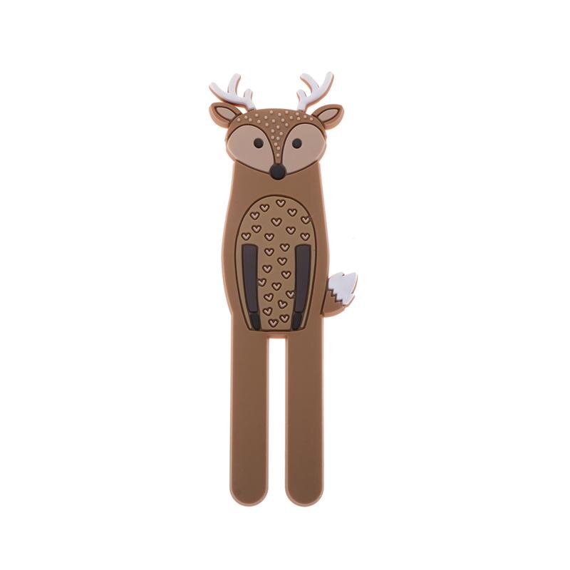 Leuke Dieren Magnetische Haken Verwijderbare Decoratieve Koelkast Sticker Koelkast Bericht Magneet Kleerhanger Sleutelhouder Opslag Haak: Fawn