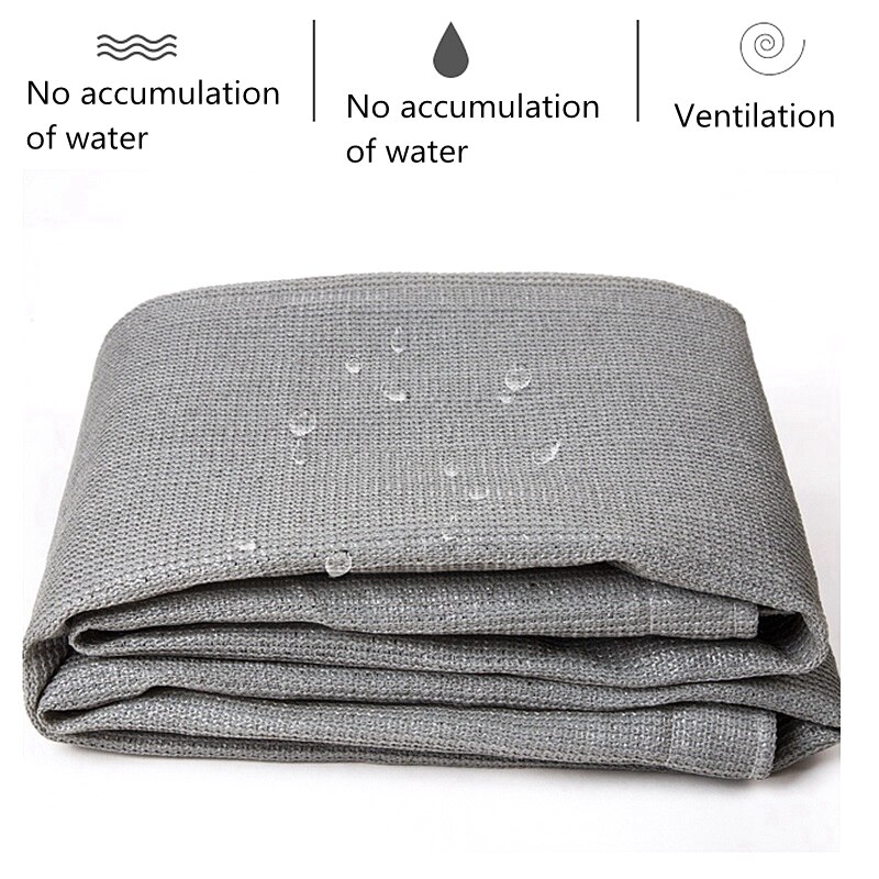 Grey Anti-UV Sunshade Net Garden Succulent Plant Greenhouse Sunblock Shading Net Outdoor Swimming Pool Cover Balcony Sun-proof