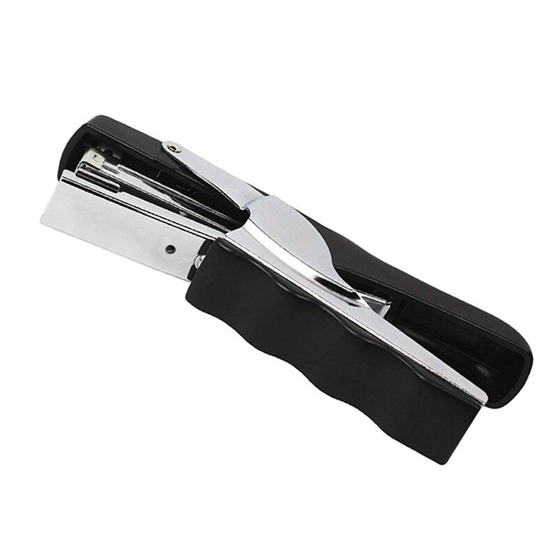 Grapadora con Clip para grapadora de escritorio resistente de 20 páginas para grapadoras de oficina (negro)