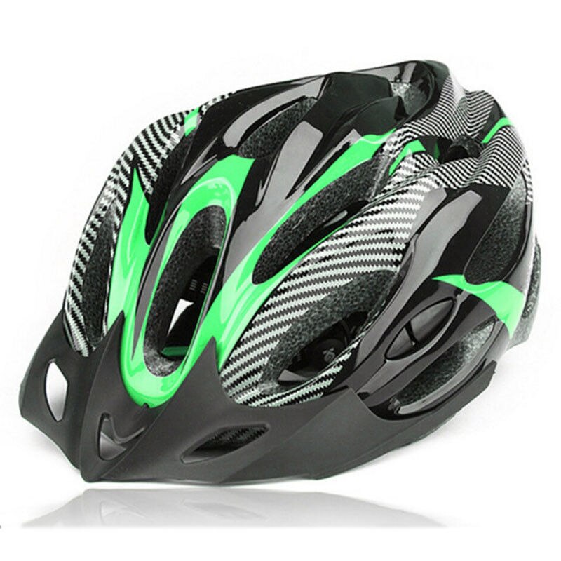 Brand Bicycle Helmets Matte Black Men Women Bike Helmet Mountain Road Bike Integrally Molded Cycling Helmets 6 Colors: green