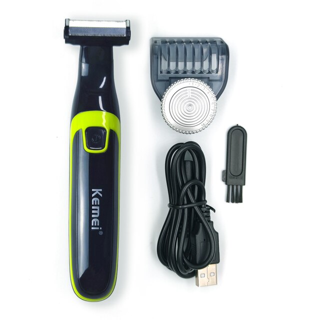 Kemei Elektrisch Scheerapparaat Voor Mannen Scheerapparaat Baard Trimer Multifunctionele Scheerapparaat Grooming Scheren Machine Waterdicht Razor Trimmer: Km661
