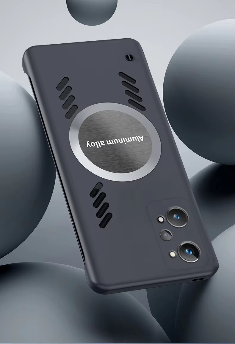 Schutzhülle aus robustem pc mit wärmeableitung für oppo realme gt neo 3 3t 2 2t 5 , auch für oppo realme  gt 2 Profi  gt2 geeignet.