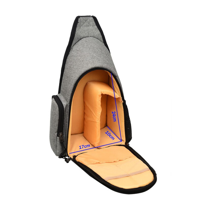 Mochila para cámara de fotos para Sony A7, A7RII, A7III, A6500, A6600, Fujifilm, X-A7, XT200, X-T100, bolsa de pecho de viaje, bolso de hombro