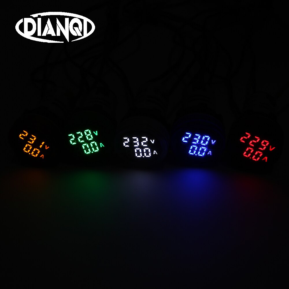 Mini Digitale Voltmeter 2 In1 22Mm AC50-500V 0-100A Amp & Voltmeter Amperemeter Voltage Meter Met Ct Huidige Transformator