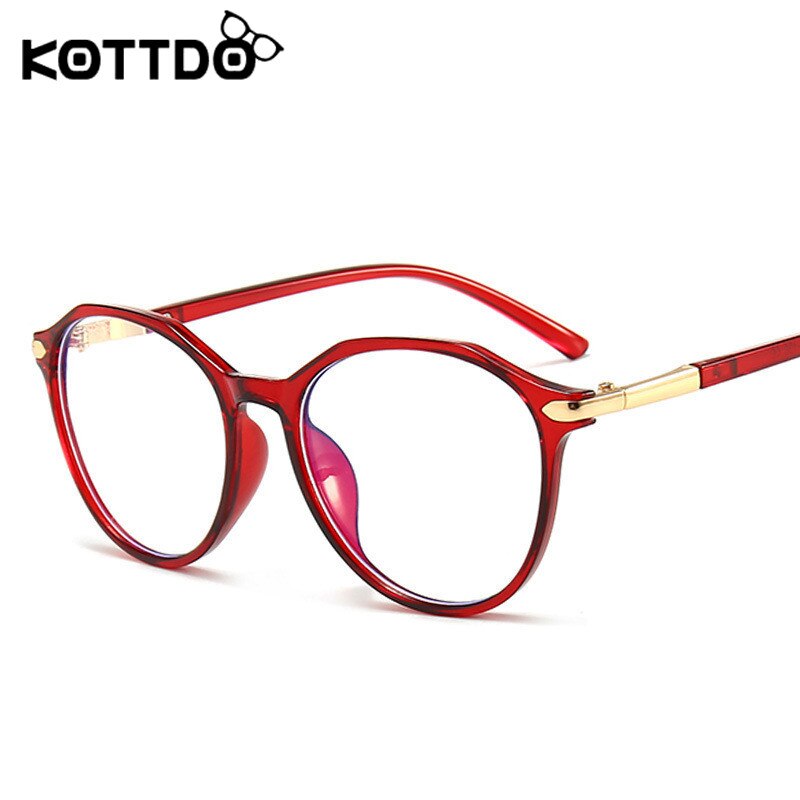 KOTTDO-Gafas de luz azul para ordenador, lentes para videojuegos, con Uv400, montura transparente, Anti rayos azules