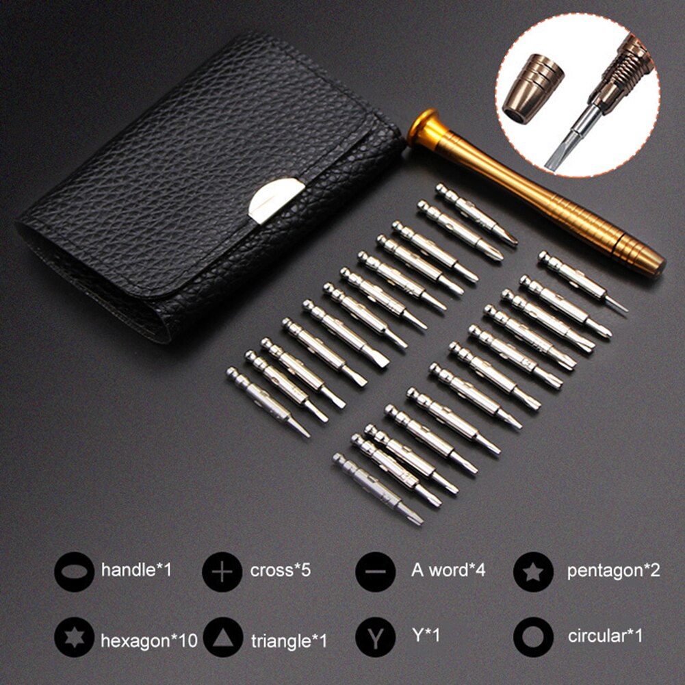 25 In 1 Hoge Precisie Schroevendraaier Set Reparatie Tool Kits Voor Pc Horloge Camera