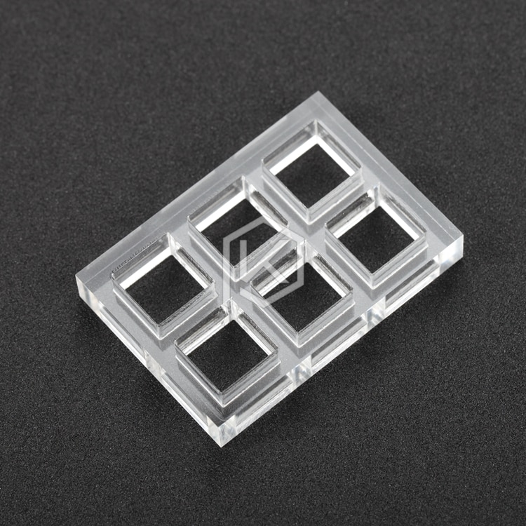 Probador de interruptor acrílico 2X2 2X3 3X3 4X4 7X7 9X9 para interruptores cherry mx
