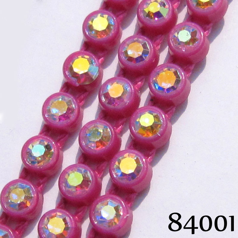 SS8 10 Meter Kunststoff Strass Streifenbildung Für einheimisch Perlen Schmuck Ohrring Strass Trimmen Kleidung Zubehör: Antike Durcheinander