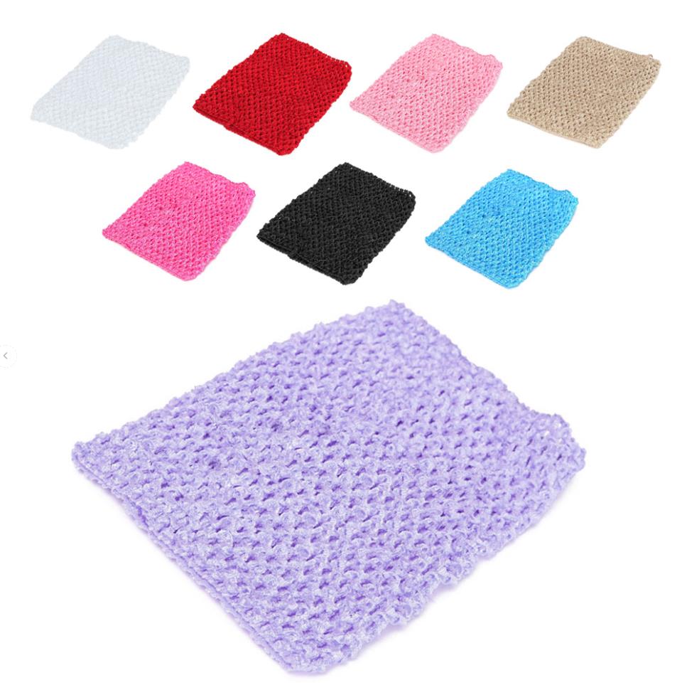 9 " hæklet tube top elastisk linning pandebånd hårbånd piger tutu nederdel 1pc