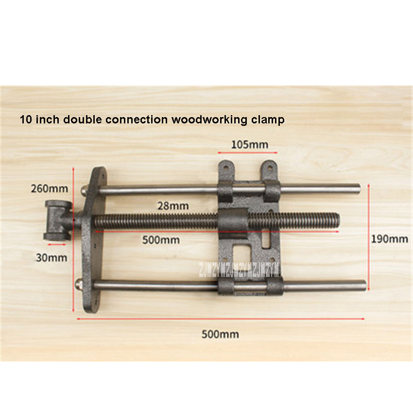 MC01044 Woodworker Table Vise 10.5" Woodworking Metal Clip Clamp Woodworking Table Vise Household Cast Iron Table Clamping Vises
