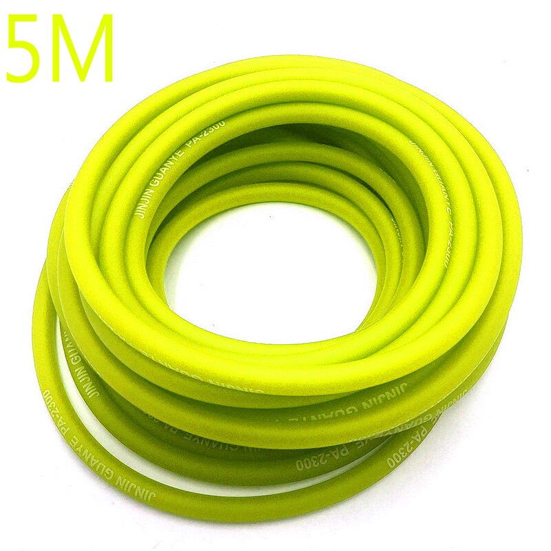 Tubes pour huile de carburant, 3 mètres, 5M, 10M, jaune, vert, rouge, bleu, pour moto, dirt bike, pit bike, ATV, monkey bike, motocross, scooter: 5M YELLOW