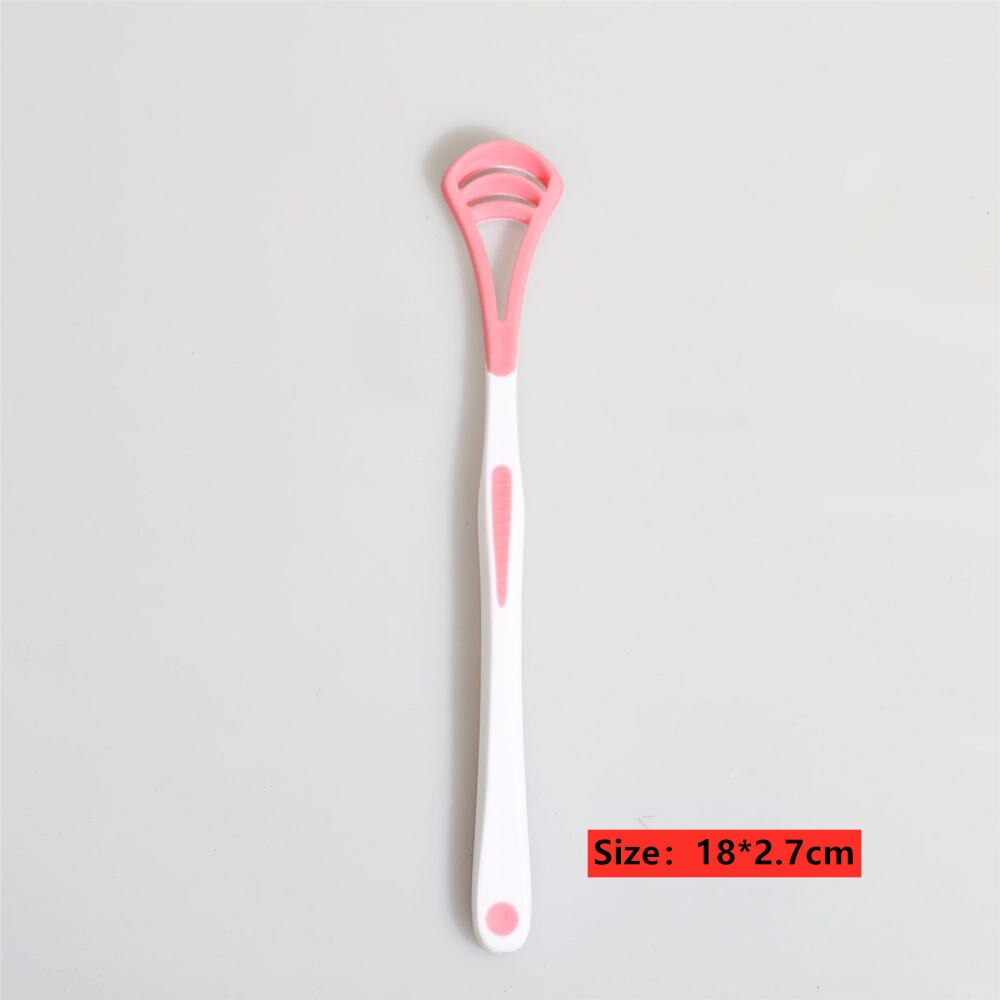 6 Colors Tongue Scraper Tongue Cleaner Handle Tongue brush Plastic Scraper Tounge Oral Mouth Hygiene Dental Care: C2