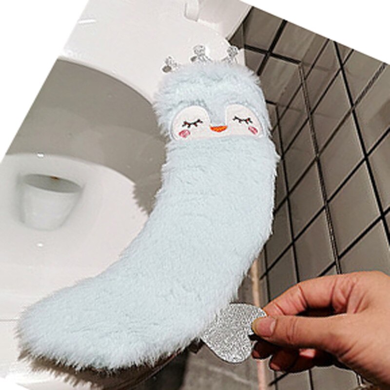 Four Seasons Toilet Seat U Shape With Handle English Style Home Cute Plush Fruit Animal