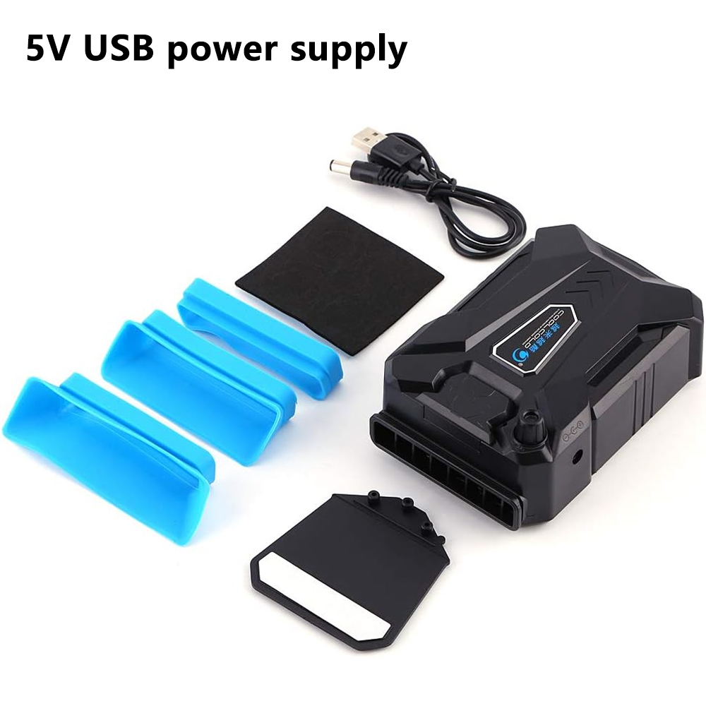Laptop Cooler Vacuum Portable External Notebook USB Notebook Cooler Extracting Cooling Fan for 15 15.6 17 Inch Laptop Cooling: Default Title