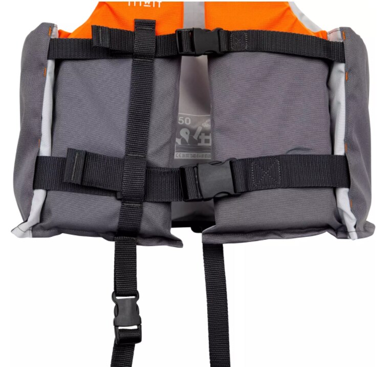 Ba 50n+  kajaks, stand-up paddle en dinghy drijfhulpmiddel - oranje kano opblaasbaar veiligheidsvest