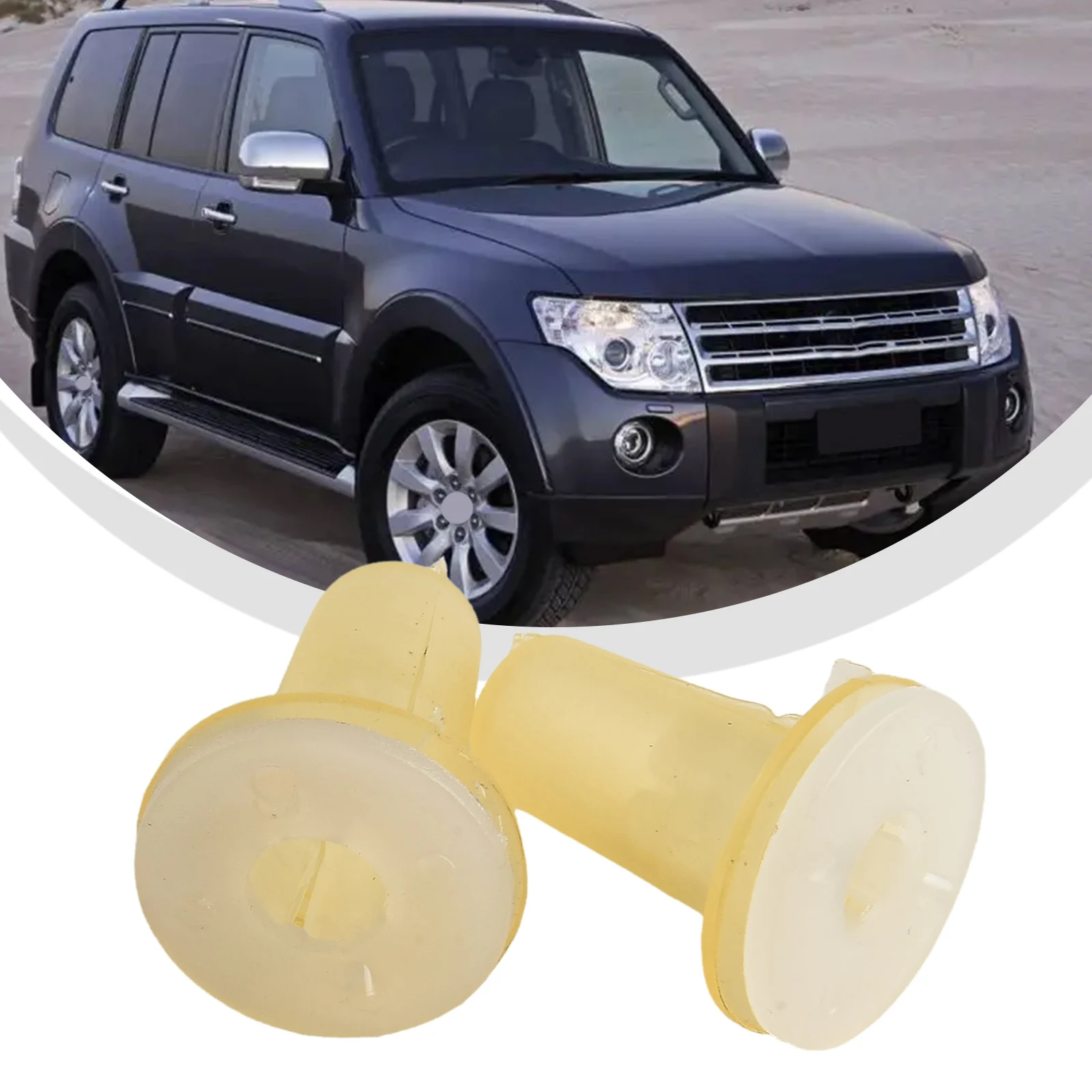 2szt Klamra tylnego światła samochodowego Gumowy klips Do Mitsubishi Do Pajero Montero V93 V97 Do Mitsubishi Plastikowa stała klamra