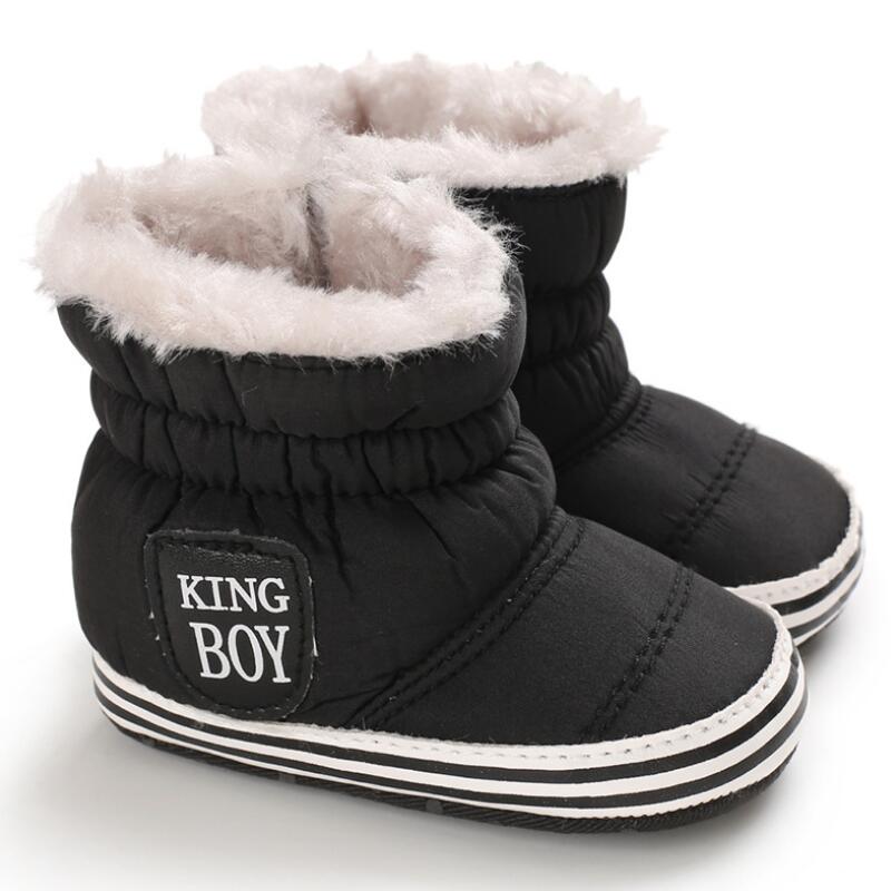 Kleinkind freundlicher Stiefel Kleinkind freundlicher Baby Winter Erstarrte Stiefel Mädchen Jungen Knöchel Kurze Stiefel Spitze hoch lässig freundlicher Schuhe