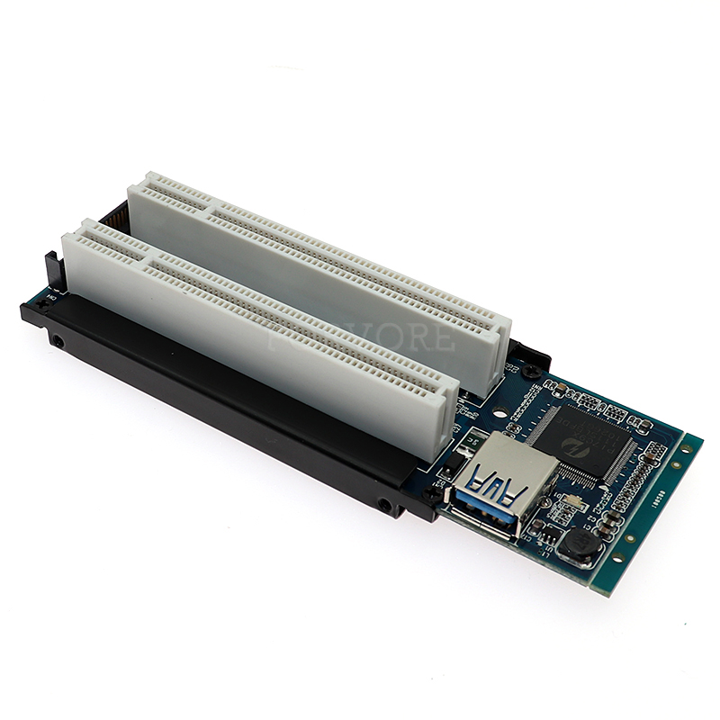 PCI-e 1x 4x 8x 16x to Dual PCI slots adapter pci express converter external pci slot card