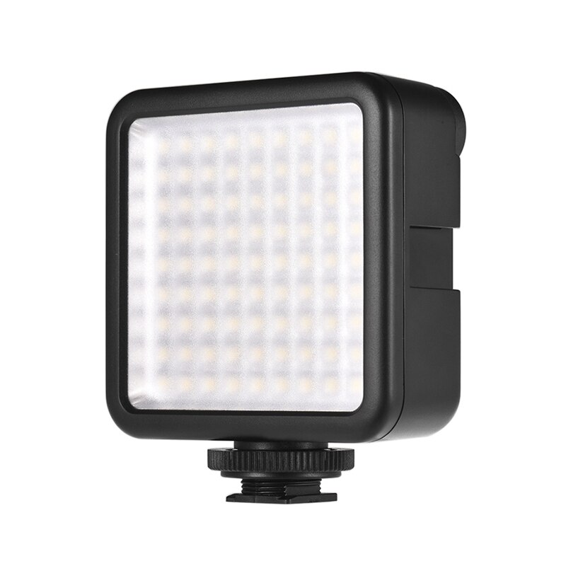 Mini-kamera-led-lichtpanel 7w dimmbar 6000k 81 stück led-perlen camcorder-videolampe schuhhalterungsadapter für zhiyun-stabilisator für: Default Title