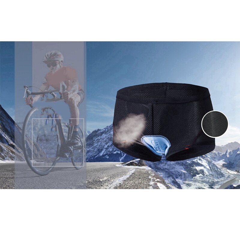 Fietsbroek spons gel 3d gevoerde fiets mtb binnenbroek fietsondergoed