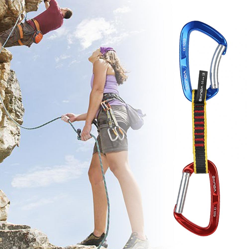 Climbing Rock Climbing Quickdraw Sling Safety Lock Extenders Straighten Bent Carabiner Mountaineer Outdoor Protect