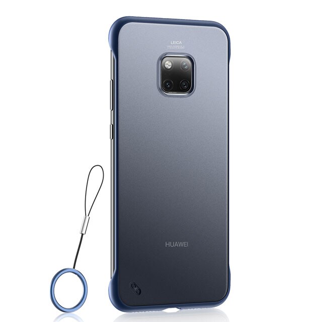 Huawei Mate 20 Pro Case Frameloze Matte Transparant Cover Voor Mate 20 Case Siliconen Beschermende Bumper Voor Huawei Mate 20X gevallen: Mate 20X / Blauw