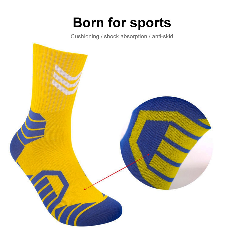 Professionele Basketbal Sokken Mannen Outdoor Sport Elite Dikke Sport Sokken Antislip Duurzaam Skateboard Handdoek Bodem Sok Kous