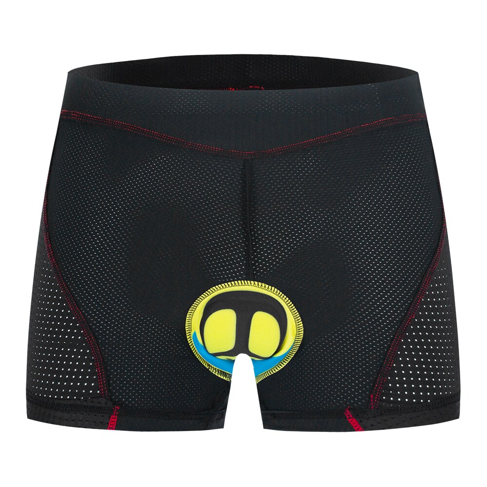 Wosawe fietsbroek ondergoed rijbroek heren s 5d gel gevoerd snel drogend ademend schokbestendig fiets mtb shorts