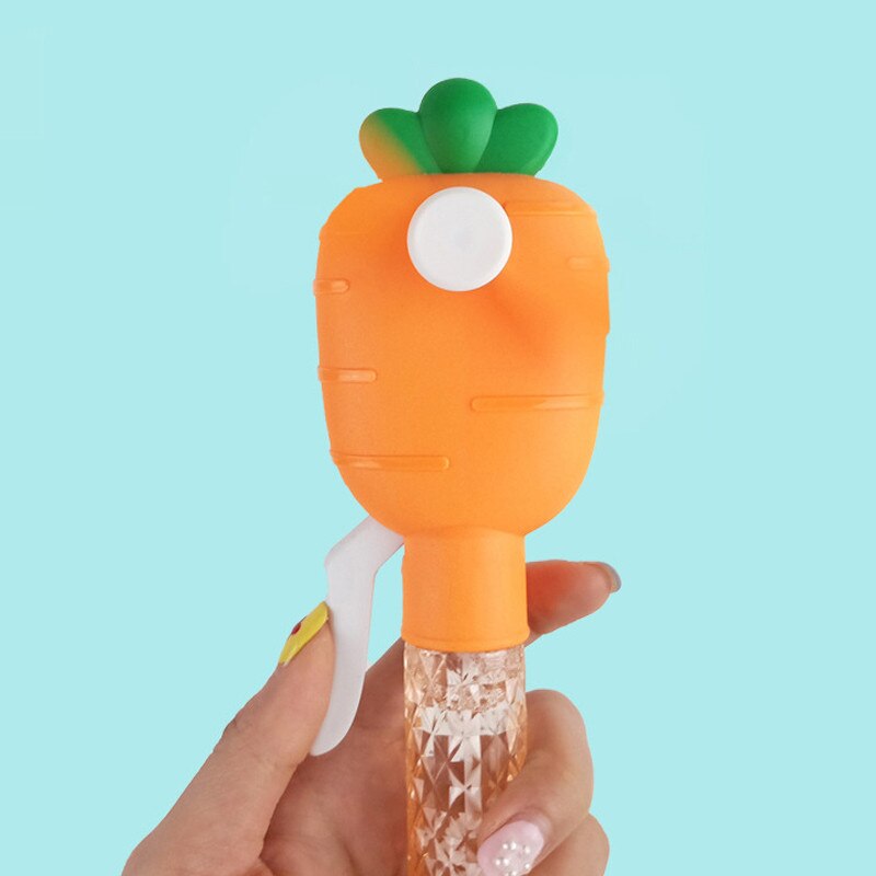 proprietà Divertente Bolla Magica Ventilatore Macchina pressione della Mano Creatore di Bolla Pistola con il mini Ventilatore per Bambini tutto'aperto Giocattoli Forniture di Nozze