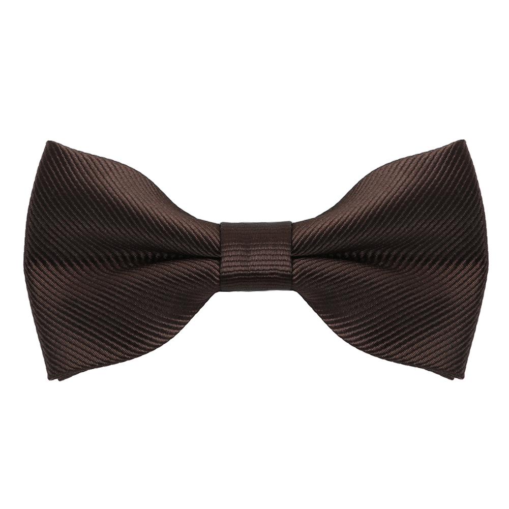 HUISHI Papillon per uomo Striscia solida Nero Perla Bianco Papillon Elegante uomo Bussiness Accessori per feste di nozze Fiocco a farfalla