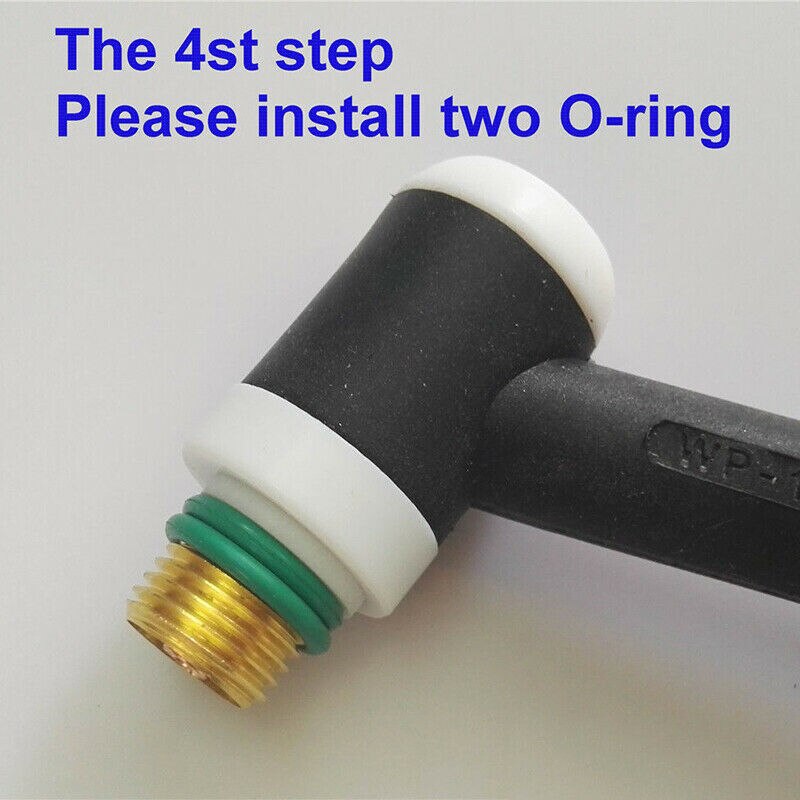 8pcs Kit For WP-17/18/26 TIG Welding Torch Stubby Gas Lens #12 Heat Glass Cup Repalacement Tools Welding Accessories