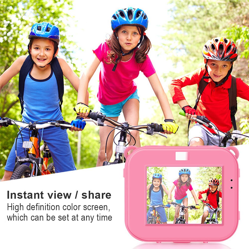 Capsaver fotocamera per bambini 1080P telecamera sportiva supporto impermeabile TF Card 1600M pixel con schermo da 2 pollici per foto Video portatile