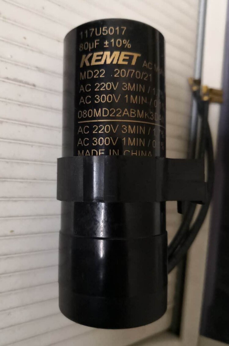 Danfoss Koelkast Vriezer Compressor Start Condensator Kemet 117U5017 80Uf AC220VAC300V