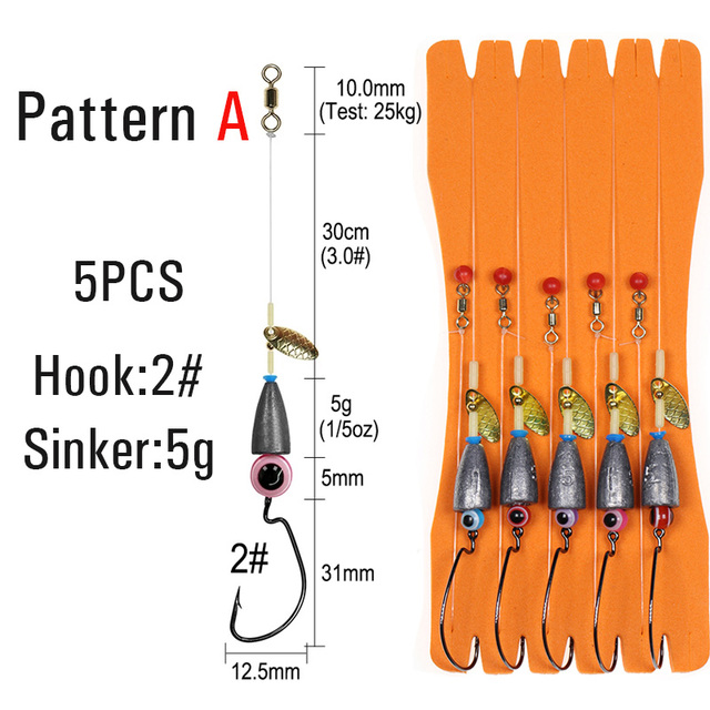 Wifreo Texas Rig Set Carolina Rig Kit accesorios de pesca de lubina anzuelo de manivela aparejos de pesca de carpa Boilies listos cebo señuelo de pesca: Verde