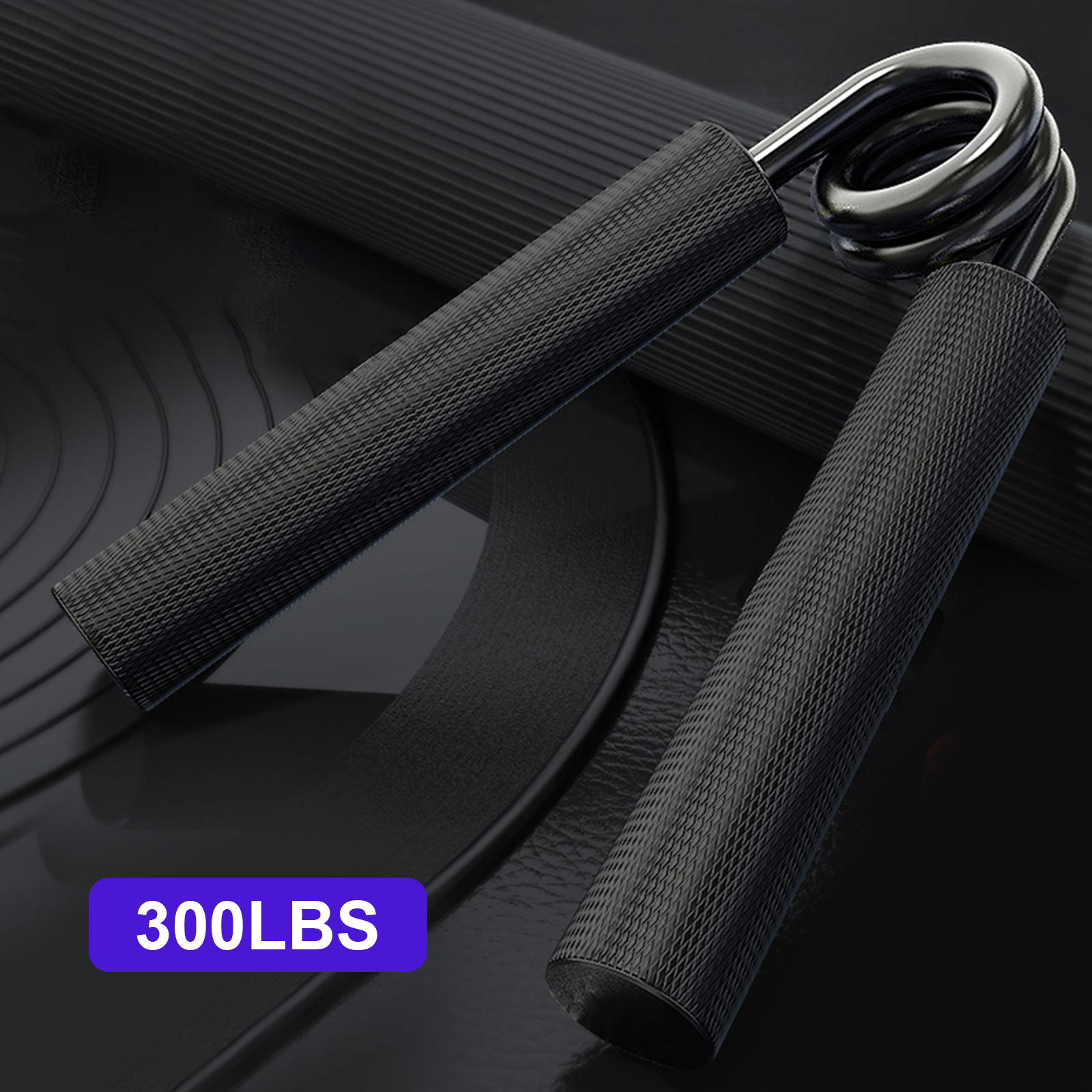 Grip Strength Trainer 100-300lbs 1PC Fitness Metal Hand Gripper Non-Slip Forearm Muscle Exerciser Hand Rehabilitation Exercising: Chocolate