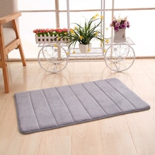 Water Absorption Rug Bath Mat Bathroom Carpet Shaggy Memory Foam Door Floor Mat kitchen Toilet Non-slip Accessories Products