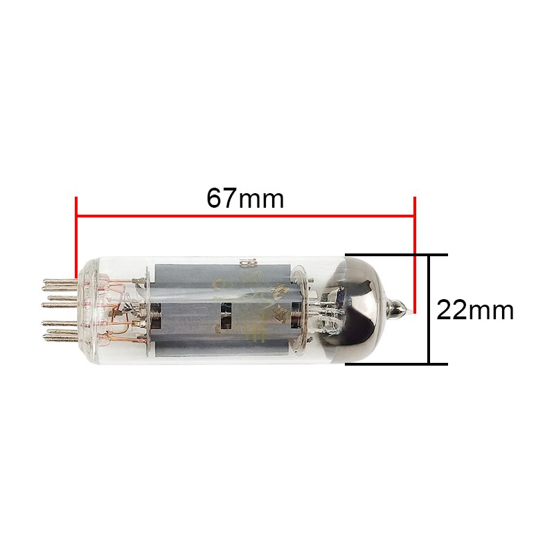 Ghxamp Tube Voorversterker 6P15 Elektronische Klep Pentode Vervangen 6CH6 12BY7 EL180 Voor Video Uitgangsspanning Versterking 2Pcs