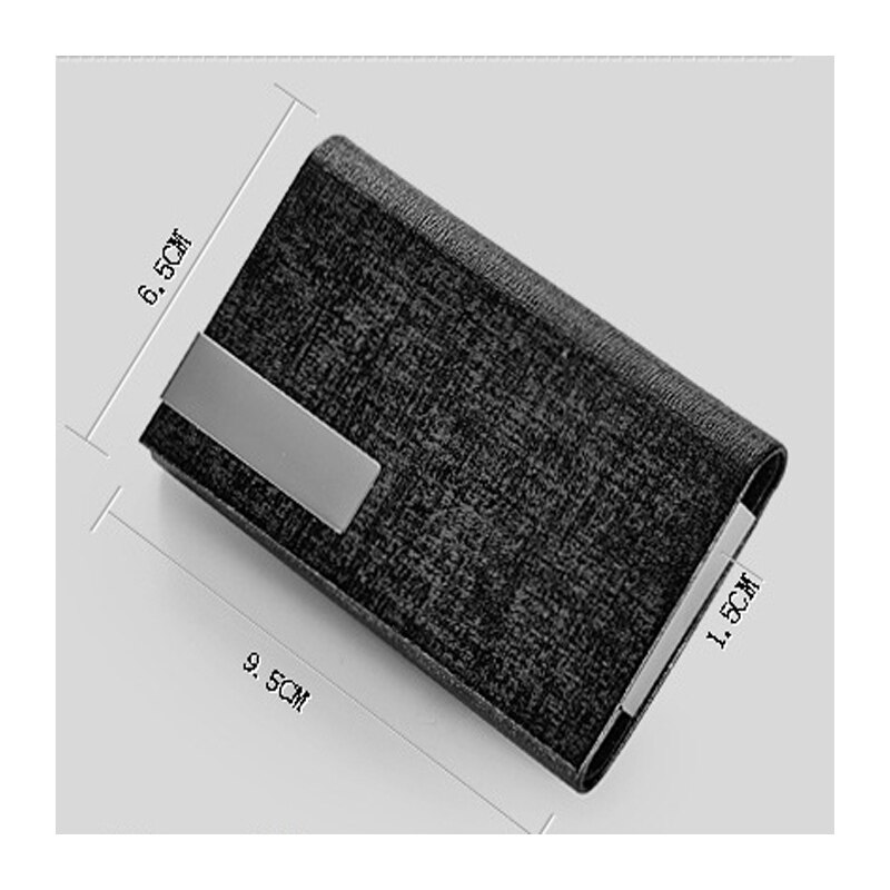 Aluminium Business Credit Card Holder Travel Leather Bank Cardholder Men ID Name Card Case Rfid wallet blocking