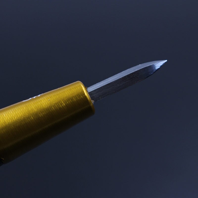 1PCS Rhombus Awl leather wooden handle Awl tool for leather sewing accessories perforated leather DIY craft tools