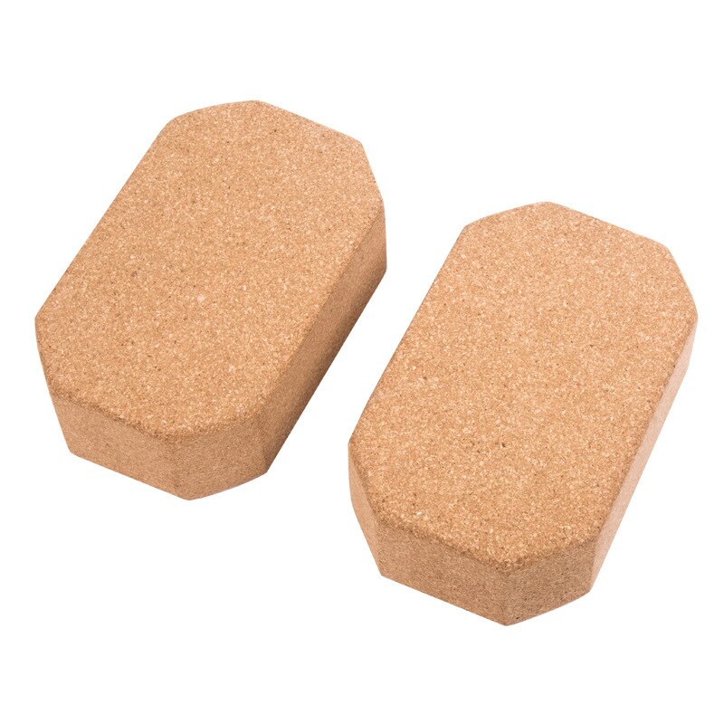 Miljövänlig åttakantig kork tegel skum hem träning fitness gym träning sport verktyg 21.5*13.5*7cm