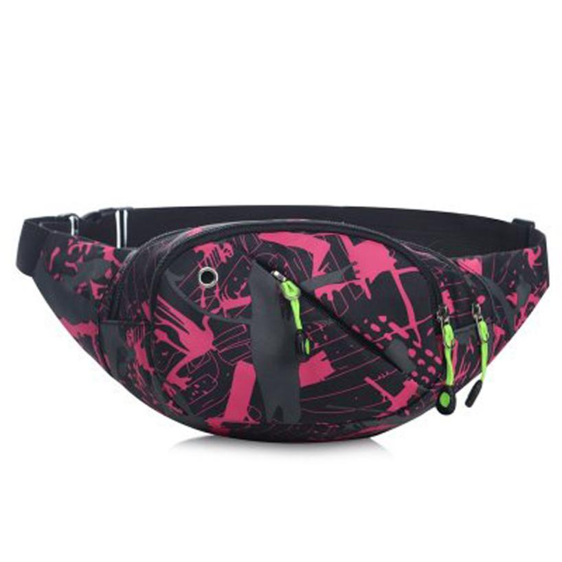 ISHOWTIENDA Unisex Women Men Camouflage Waist Pack Bicycle Cycling Sport Belt Bag #A