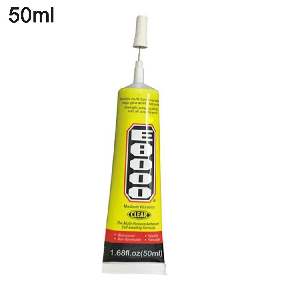 15Ml E8000 Sterke Vloeibare Lijm Kleding Stof Clear Telefoon Lijm Screen Briefpapier Instant Sieraden Oortelefoon Lederen U3N6: 50ml