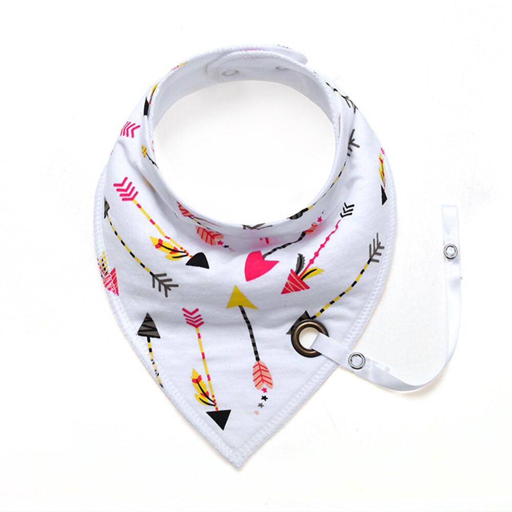 Cotton Soft Baby Infants Bibs with Pacifier Clip Cartoon Pattern Newborn Toddlers Bib Saliva Towel 1PCS